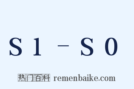 S1-S0是什么意思的图片